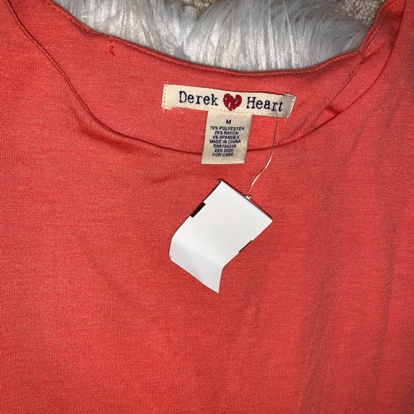 NWT Derek Heart short coral dress. - Picture 3 of 3